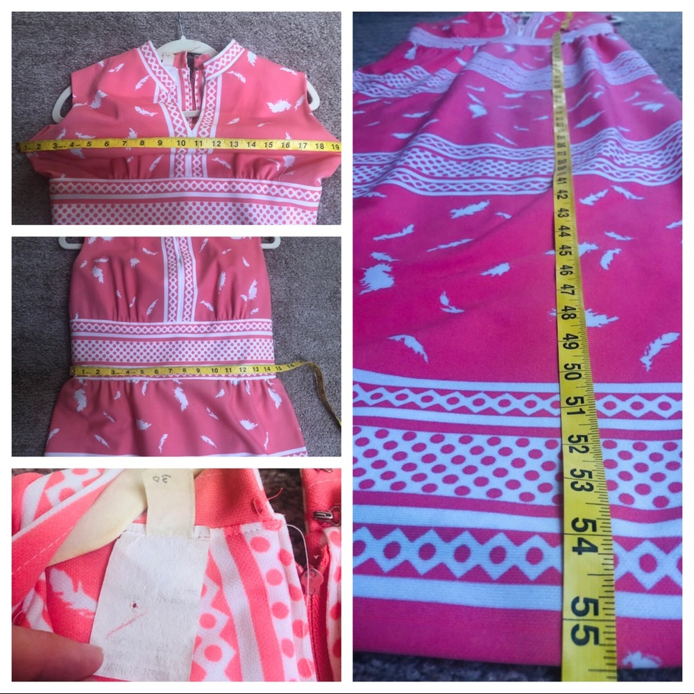 Vtg Hawaiian Maxi Length Dress - Picture 5 of 5